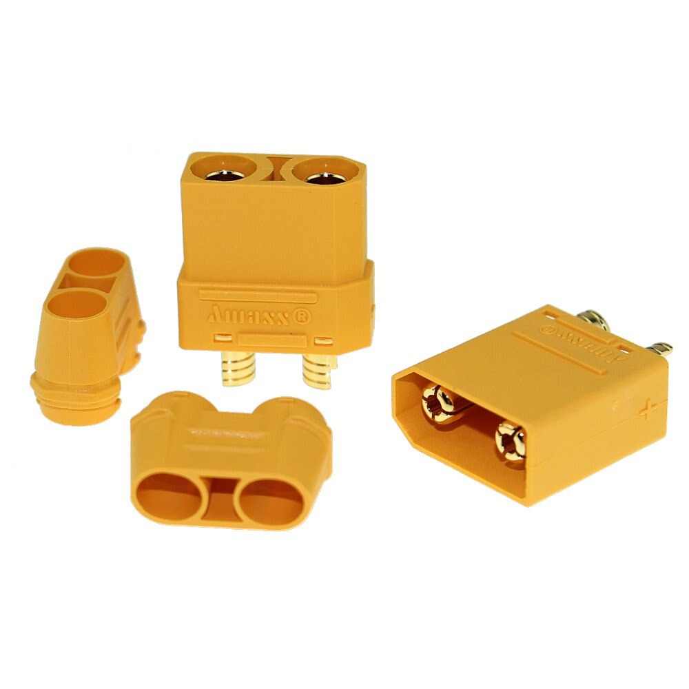 Amass 5 Pair XT90 Male Female Bullet Connectors Power Plugs Power+XT90 Connector Plug To 4mm Banana Plugs+Soldering Station Jig