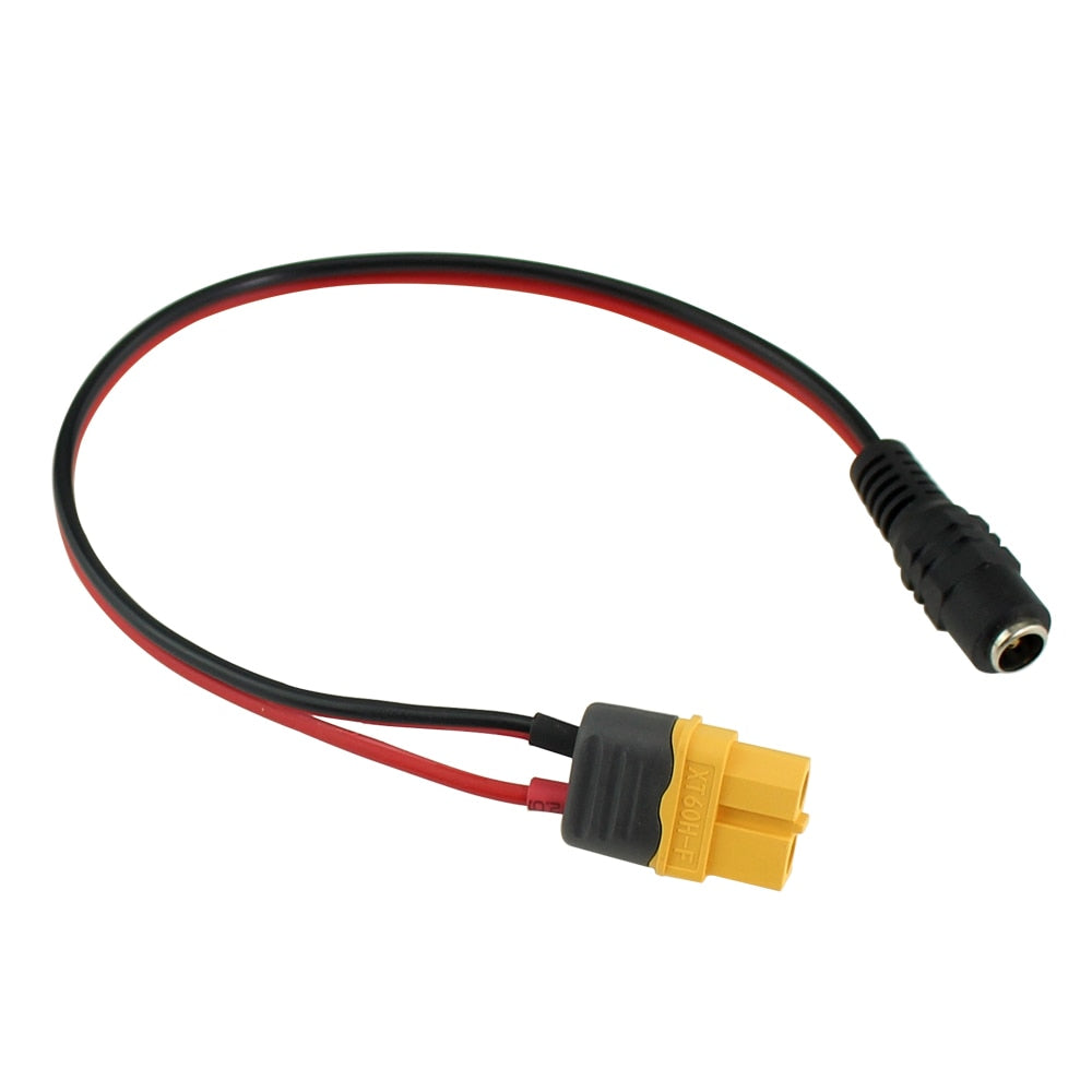 Amass XT60 Plug Female To DC5.5*2.5mm Power Supply Adapter Line  Adapter Cable Suitable