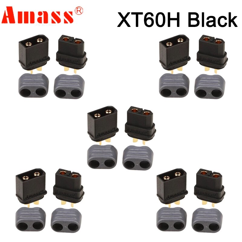 5 Pair Amass XT60 XT60H XT90S XT90 XT30 MR30 MR60 MT30 MT60 XT60I XT60PW XT30PW T-type T Plug XT150 AS150 EC5 Plug Connector