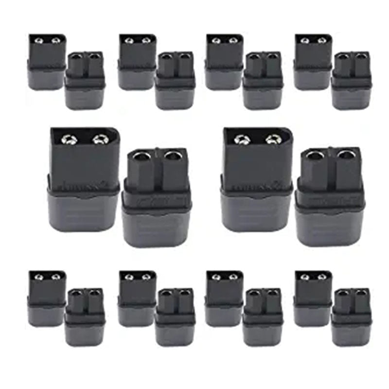 Wholesale 500pcs AMASS XT60H (XT60 Upgrade) Male Female Bullet Nickel-plated Connectors Power Plugs with Sheath
