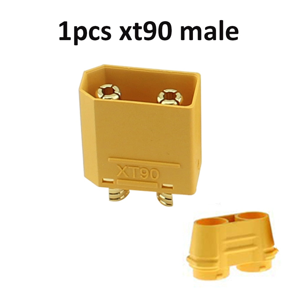 Original Amass XT90S XT90-S XT90 Connector Anti-Spark Male Female Connector with Housing Sheath for Battery ESC and Charger Lead