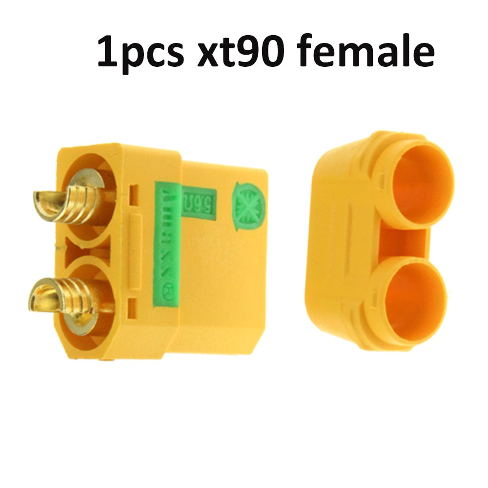Original Amass XT90S XT90-S XT90 Connector Anti-Spark Male Female Connector with Housing Sheath for Battery ESC and Charger Lead