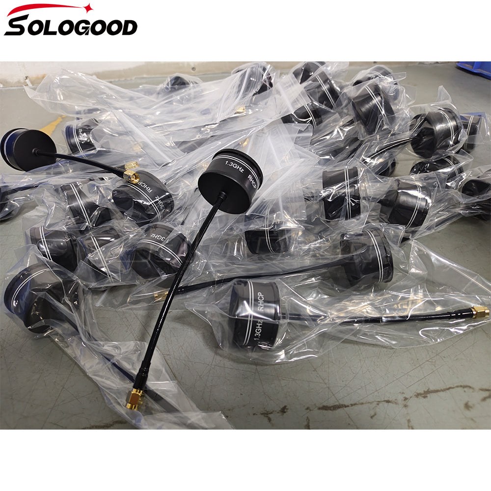 SoloGood 1.2G 1.3G High Gain Circular Polarized Omni Antenna 1.9dbi RHCP SMA for FPV Long Range Drone